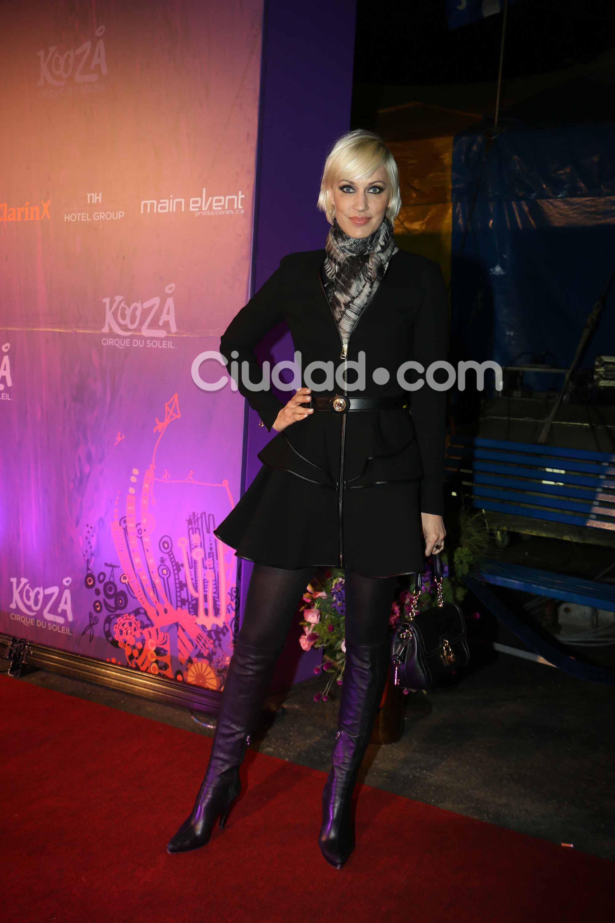 Ingrid Grudke, otra de las famosas que vieron el show  (Fotos: Movilpress).  