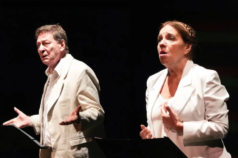 Ingrid Pelicori y Osmar Núñez