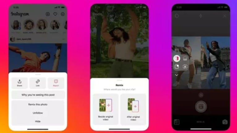 Instagram amplía las opciones creativas de los remix