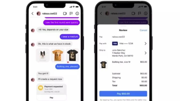 Instagram introduce las compras directamente desde el chat