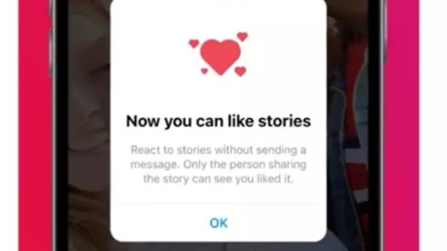 Instagram introduce los Me Gusta en las historias para no saturar los mensajes directos