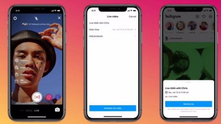 Instagram introduce nuevas herramientas para preparar los directos con antelación