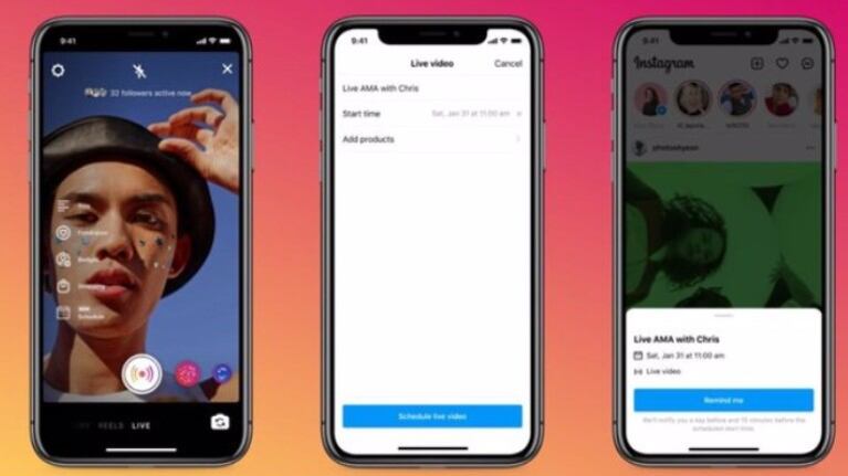 Instagram introduce nuevas herramientas para preparar los directos con antelación