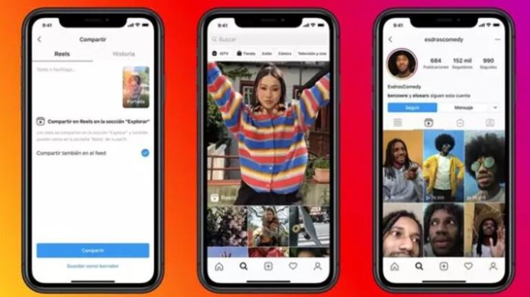 Instagram prueba los ‘reels’ de hasta diez minutos de duración