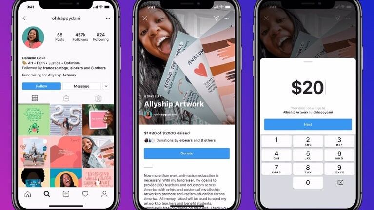 Instagram ya permite que grupos de usuarios organicen donaciones benéficas. Foto:EP. 