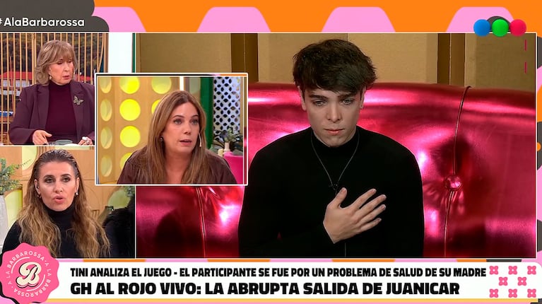 Internaron a la mamá de Juanicar de Gran Hermano: qué le pasó y cuál es su estado de salud (captura de Telefe)