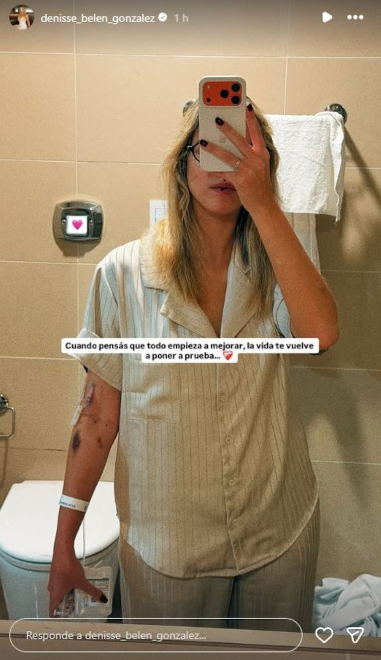 Internaron nuevamente a Denisse González de Gran Hermano y hay preocupación: “La vida me vuelve a poner a prueba”