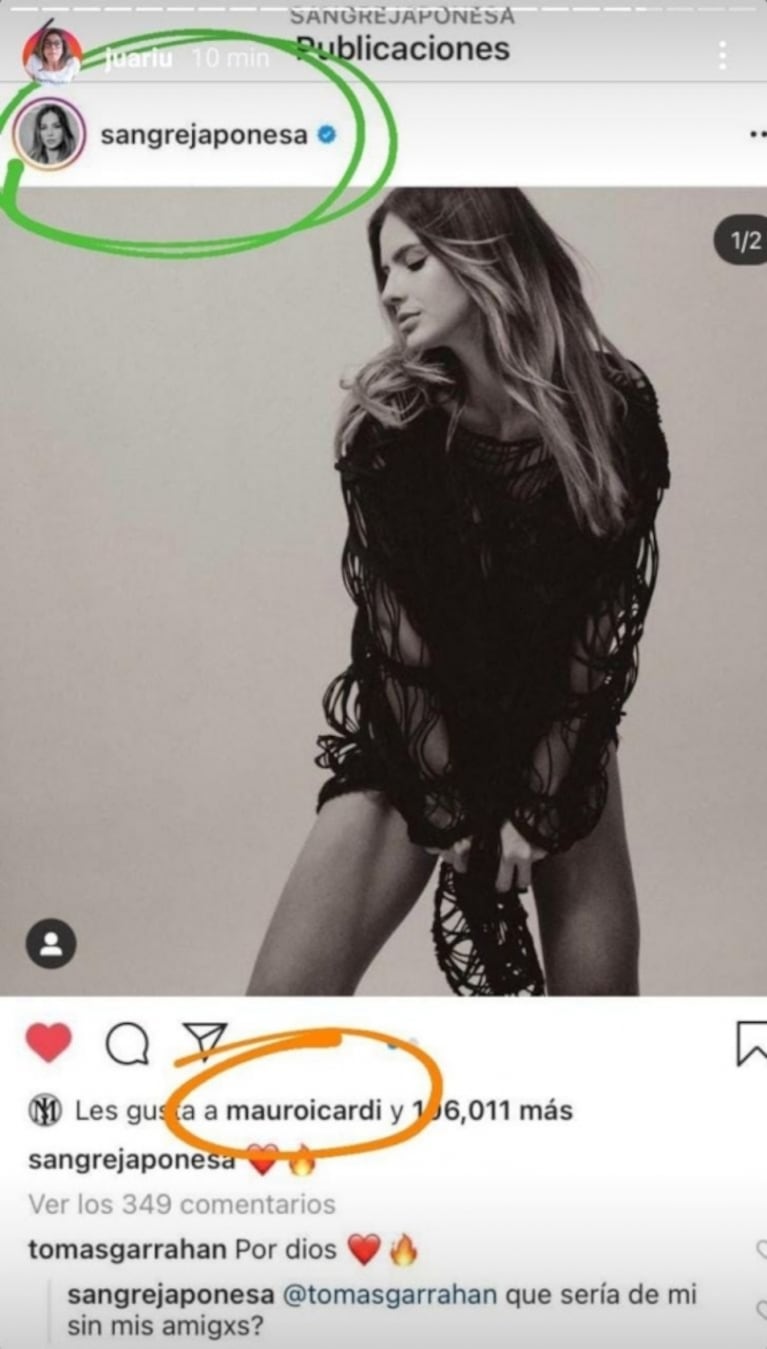 Involucran a China Suárez en el escándalo de Wanda y Mauro Icardi: Nara la dejó de seguir y hay likes del futbolista