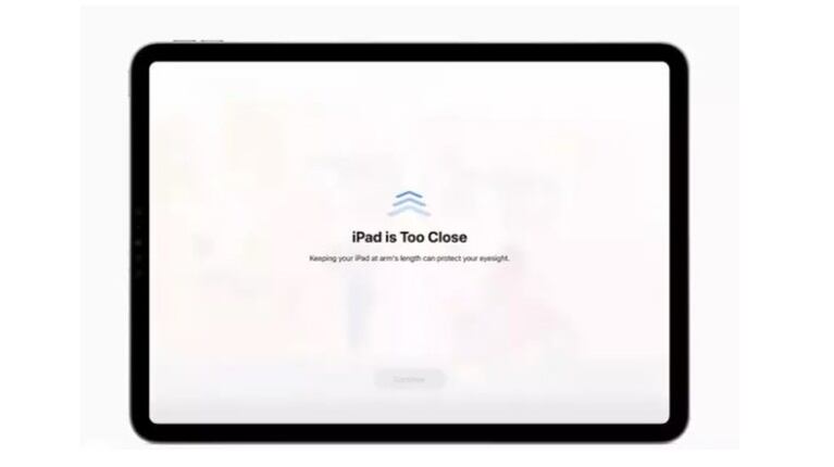 iOS 17 advierte al usuario de que está utilizando el iPhone demasiado cerca de la pantalla para proteger su vista