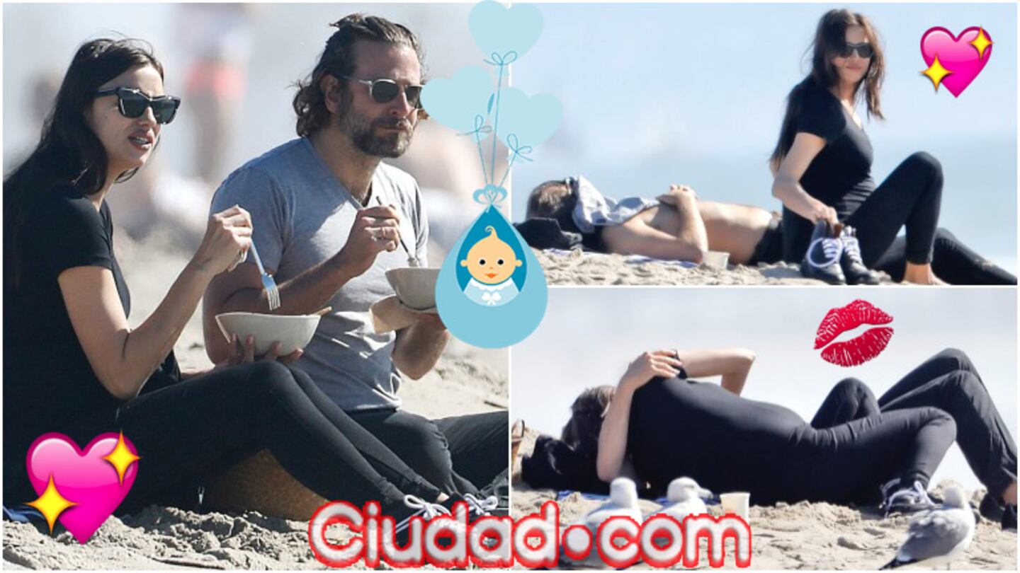 Irina Shayk y Bradley Copper, enamorados y embarazados en San Valentín (Fotos: Grosby Group)