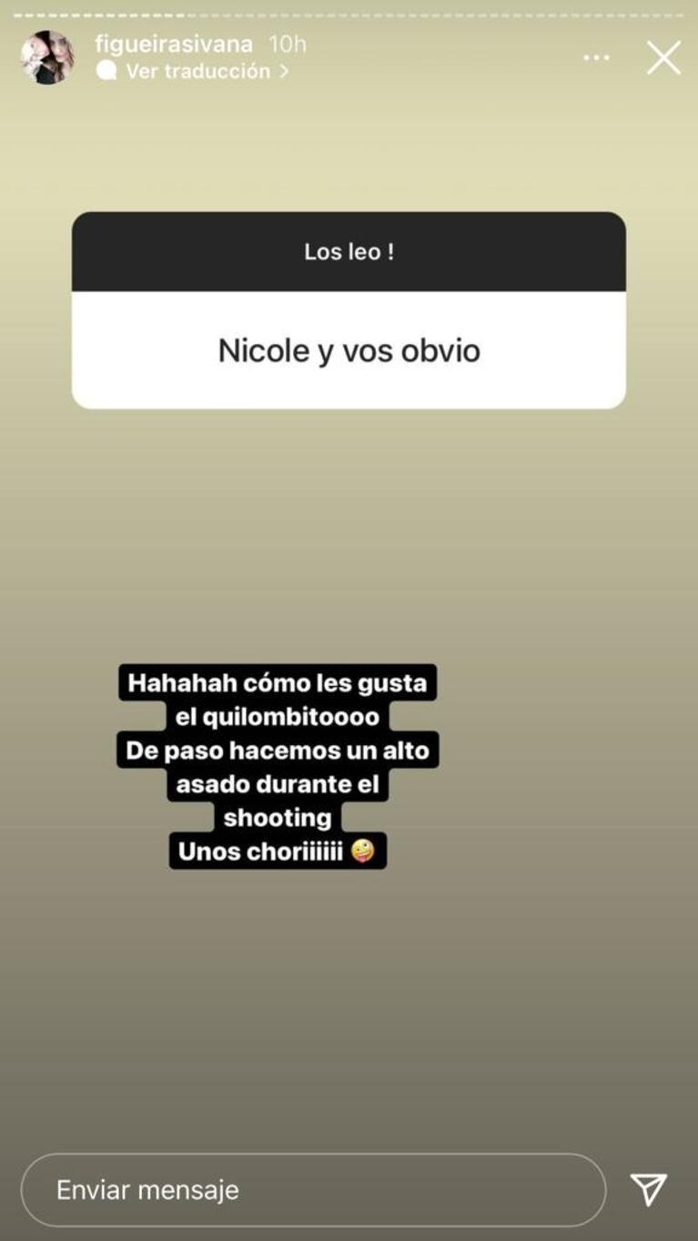 Irónica reacción de Ivana Figueiras cuando le propusieron a Nicole Neumann como modelo de su marca tras su pelea: "Hacemos asado"