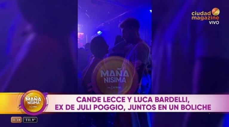 Irónica reacción de Julieta Poggio por el historial amoroso de Cande Lecce, la supuesta novia de Lucca Bardelli