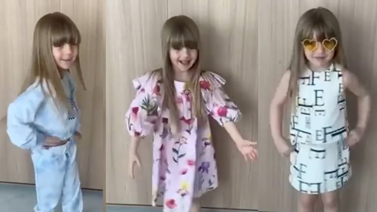 Isa posó para Wanda luciendo sus looks favoritos.
