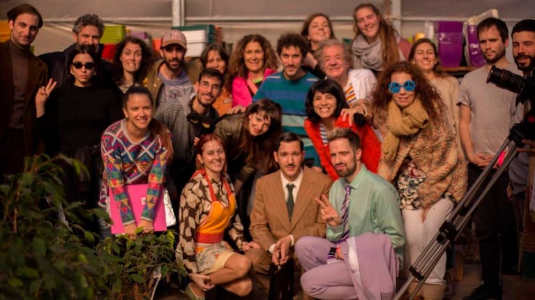 Isaac Eisen en uno de los tantos elencos con los que compartió filmación (Foto: Facebook)