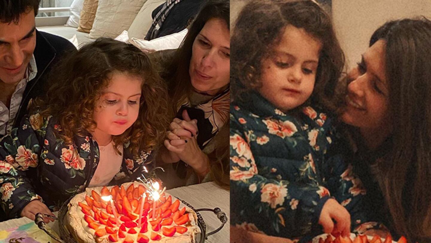 Isabel le dedicó a su hija un tierno mensaje por sus tres años.