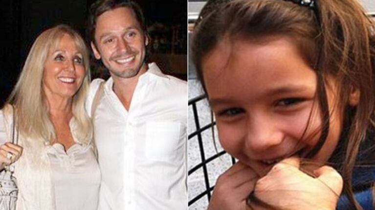 Isabel Luco junto a su hijo, Benjamín, y la pequeña Blanca (Fotos: Web).