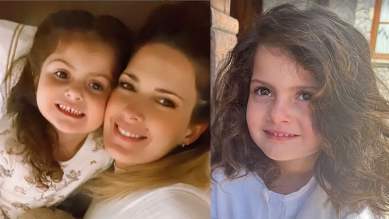 Isabel Macedo le cortó el pelo a su hija por primera vez en su vida.