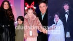 Isabel Macedo, Roberto García Moritán y Emilia Attias con sus hijos en Maravillosa Alicia (Fotos: Movilpress).