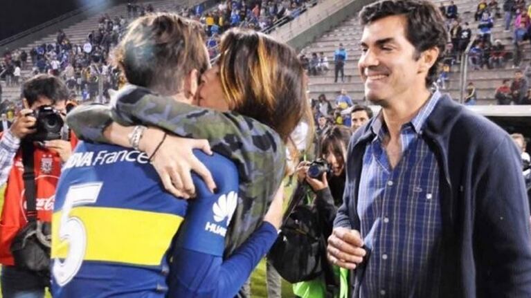 Isabel Macedo y Fernando Gago