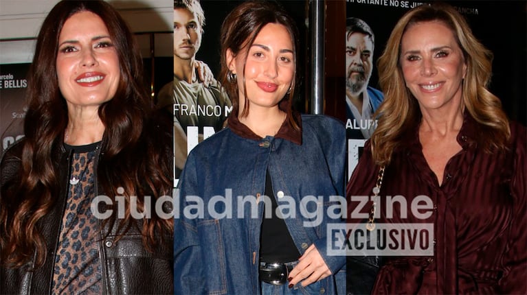 Isabel Macedo, Yoyi Francella y Adriana Salonia en el estreno de Dribbling (Fotos: Movilpress).