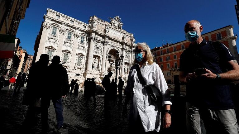 Italia con más restricciones en la segunda ola. Foto: Reuter.