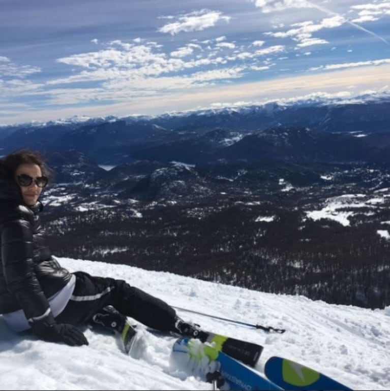 Ivana Figueiras y Tomás Guarracino, una parejita hot: jacuzzi y champagne en la nieve de Chapelco