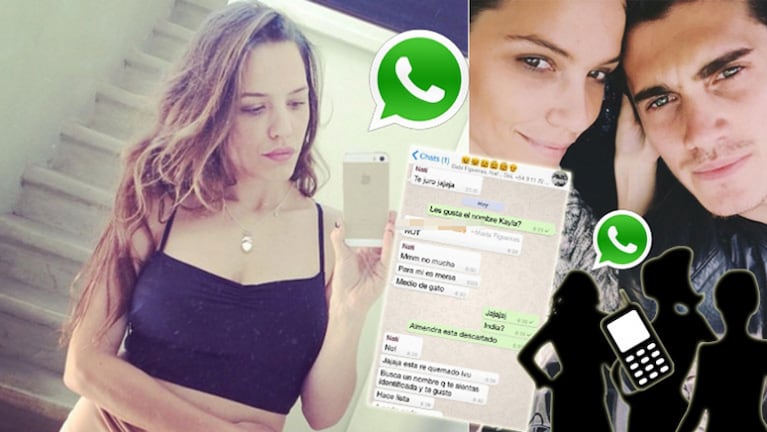 Ivana Figueiras y un divertido chat con amigas para elegir el nombre del bebé en camino: "Mmm, es mersa, medio gato"