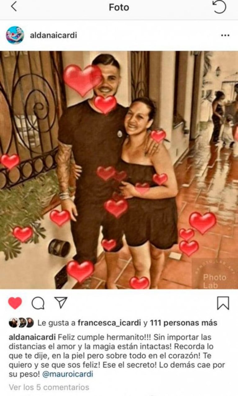 Ivana Icardi fulminó a su hermana Aldana tras festejar el cumple de Mauro: "Corten el cholulismo y falsedad"