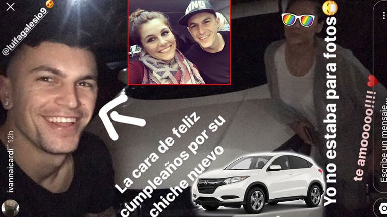 Ivana Icardi le cumplió el capricho de la 4x4 a Luifa Galesio. Foto: Instagram.