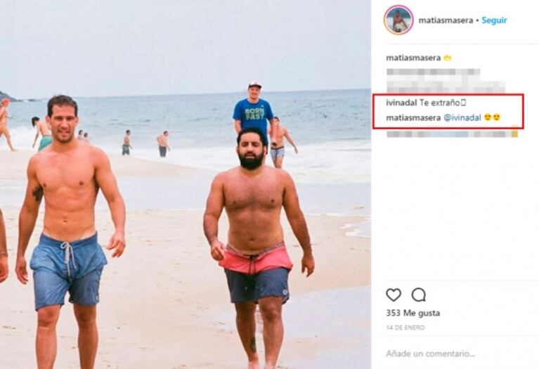 Ivana Nadal, de novia con un jugador de rugby: "Con Matías estamos saliendo hace poquito y estamos muy bien"