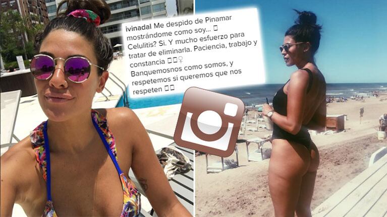Ivana Nadal, una diosa al natural con un contundente mensaje. (Foto: Instagram)