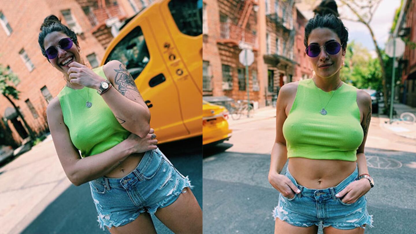 Ivana se mostró súper sexy desde Nueva York.