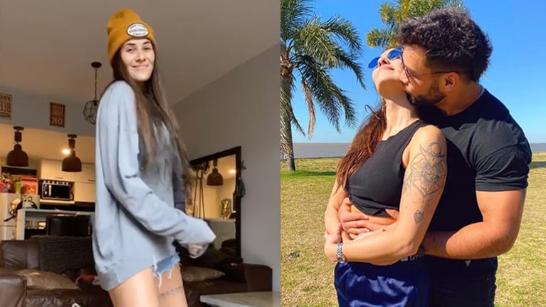 Ivana y Bruno, picantes en las redes sociales.