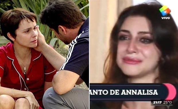 Izq: Avenida Brasil se adueñó del rating. Der: Annalisa Santi busca un lugar en el medio a puro escándalo. (Fotos: archivo Web y captura América)