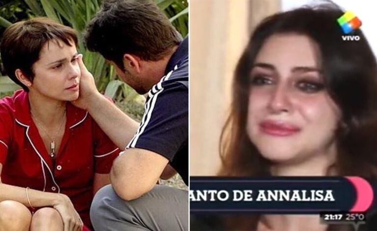 Izq: Avenida Brasil se adueñó del rating. Der: Annalisa Santi busca un lugar en el medio a puro escándalo. (Fotos: archivo Web y captura América)