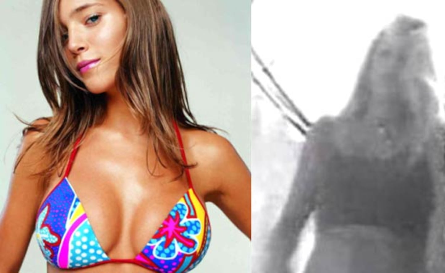 Izquierda: Luisana Lopilato. Derecha: el video que le adjudican, años atrás. (Fotos: Web)