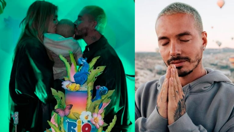 J Balvin y Valentina Ferrer le festejaron el primer año a su hijo Río.