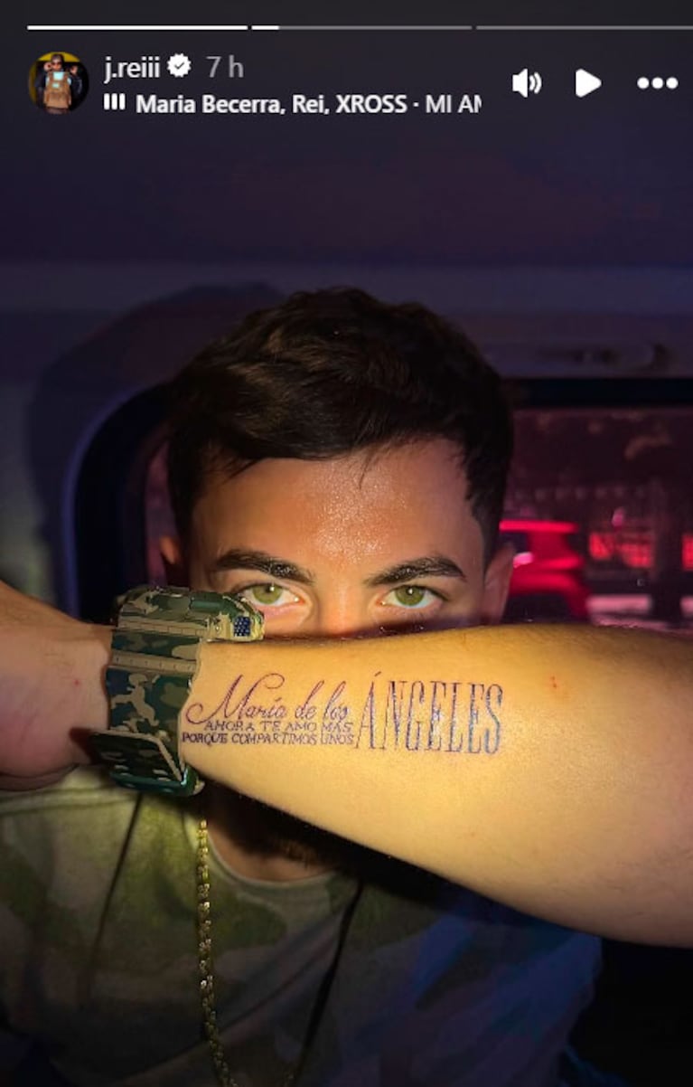 J Rei emocionó a María Becerra en River (Foto: Instagram)