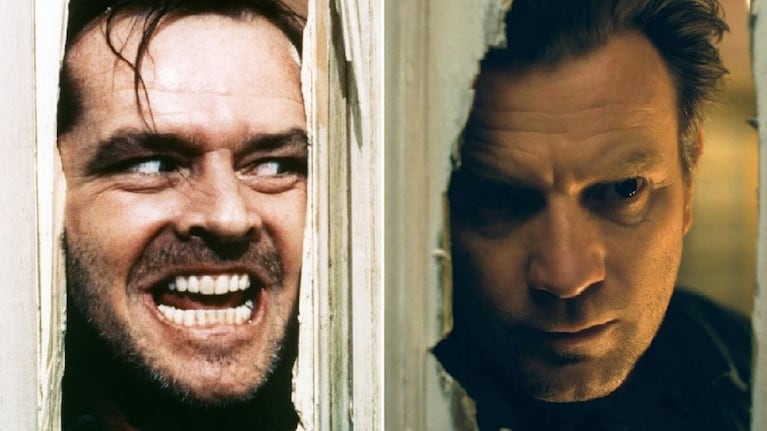 Jack Nicholson y Ewan McGregor, protagonistas de El resplandor y Doctor Sueño.