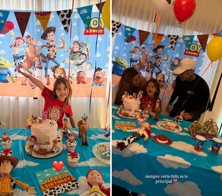 Jamaica Valenzuela cumplió 5 años (Foto: Instagram @tamiiibaez123)