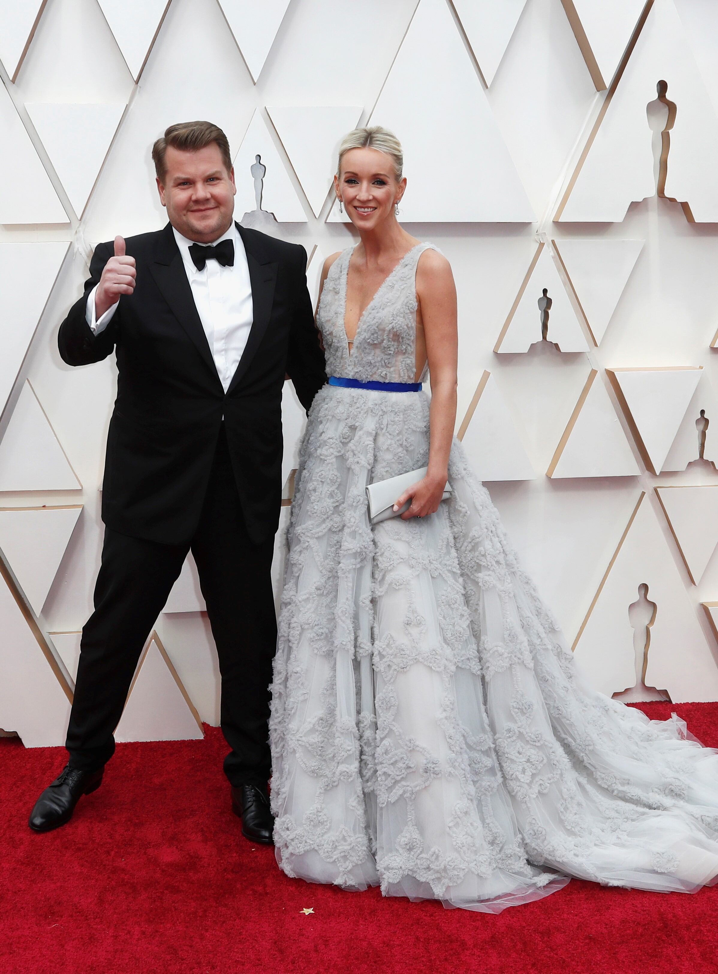 James Corden y Julia Carey. Reuter