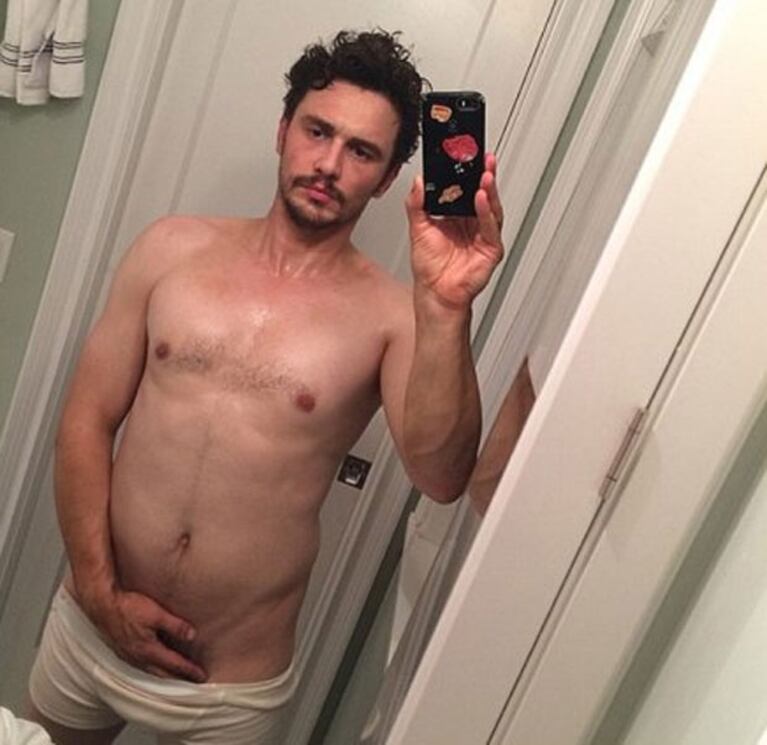 James Franco y su selfie hot que después borró. (Foto: Instagram)