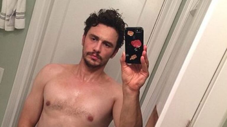 James Franco y su selfie hot que después borró. (Foto: Instagram)