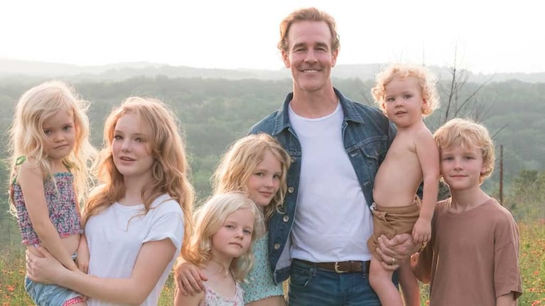James Van Der Beek con su familia (Foto: Instagram @vanderjames)