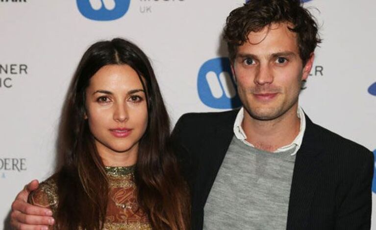 Jamie Dornan y su esposa. (Foto: Web)