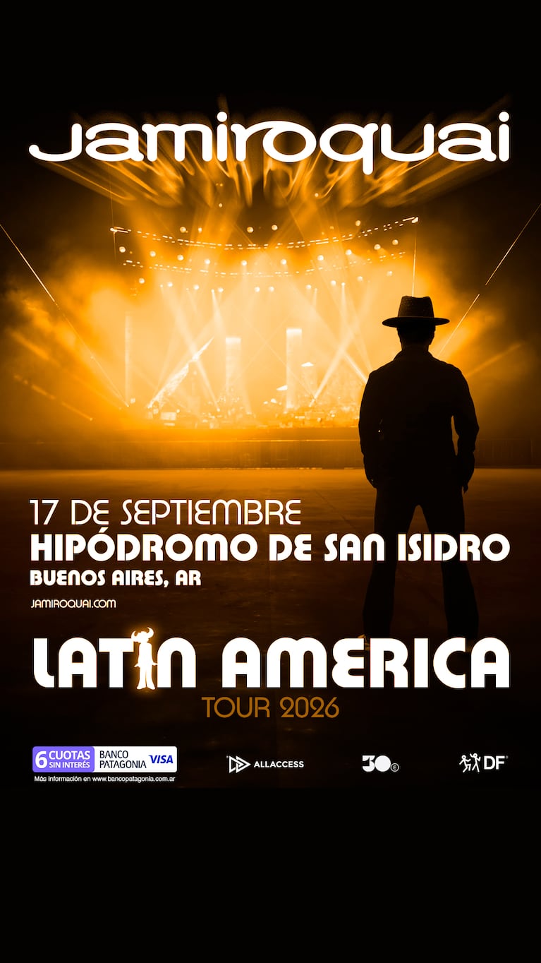 Jamiroquai en Argentina: cómo comprar entradas y precios para el show en Buenos Aires