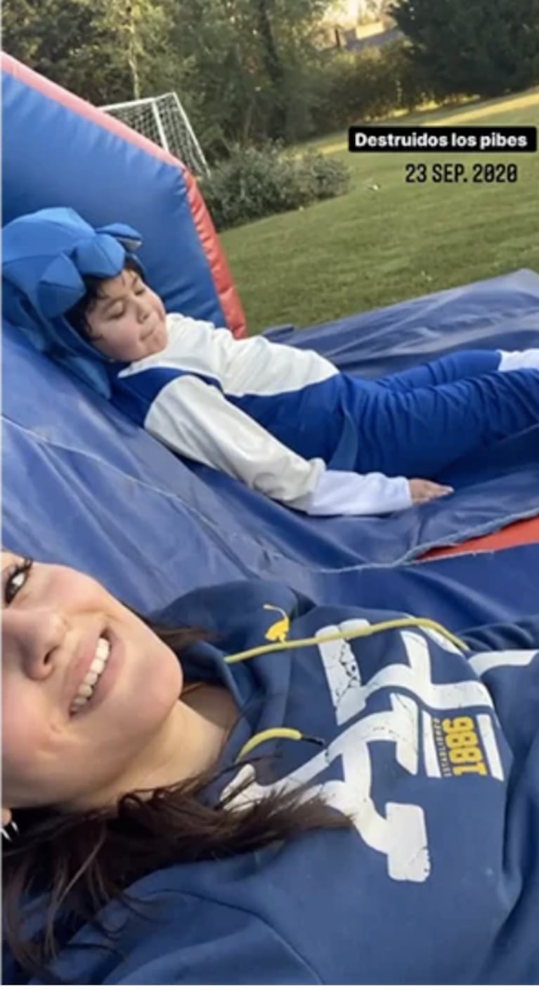 Jana Maradona le dedicó un mensaje muy tierno a Dieguito Fernando: "Te extraño"
