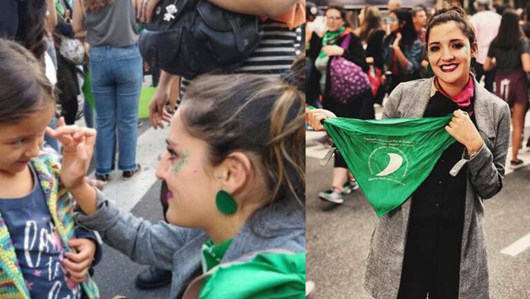 Jana se mostró a favor de la legalización del aborto.