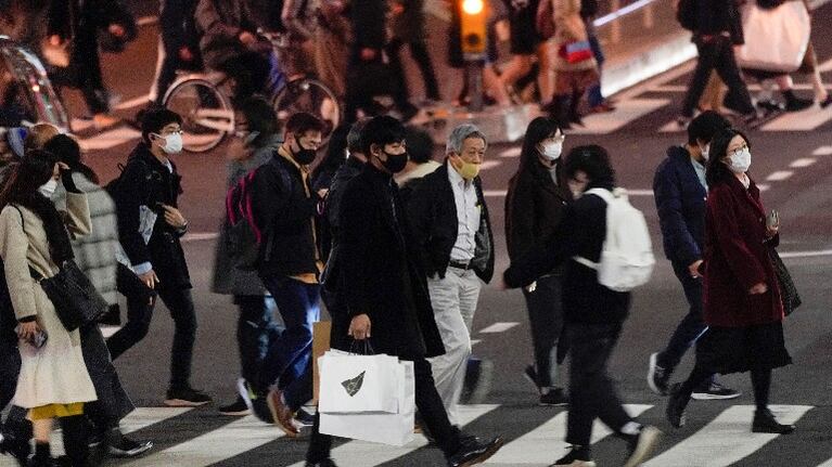 Japón registra un récord de más de 2.800 contagios de coronavirus. Foto: EFE.