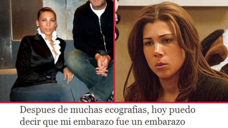 Jaqueline Dutra y la pérdida de su embarazo (Fotos: Web).
